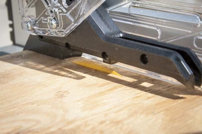 DeWalt DWE7499GD table saw blade