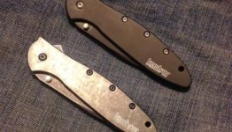 Kershaw Leek BlackWash