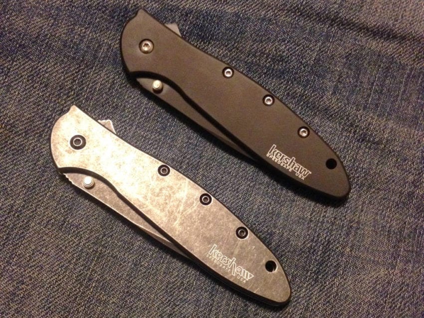 Kershaw Leek BlackWash