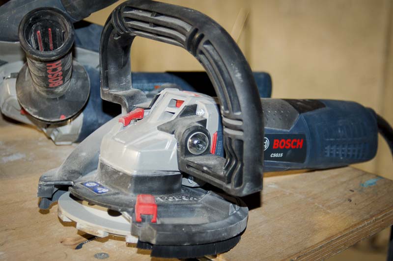 Bosch grinder shroud angled