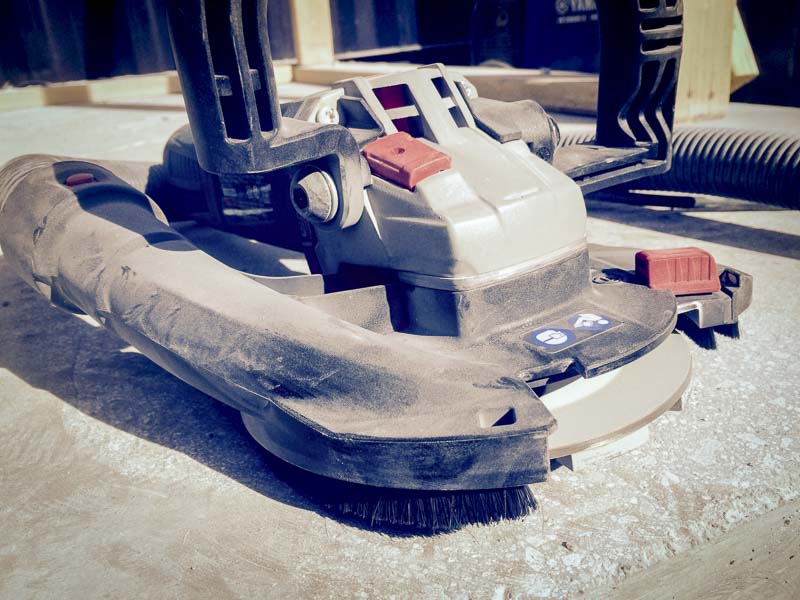 Bosch grinder shroud