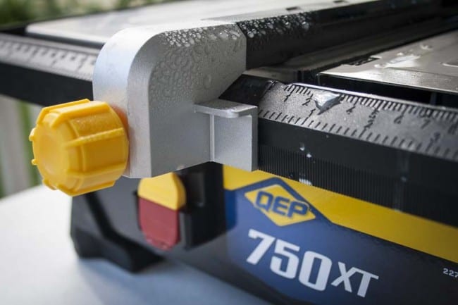 QEP 750XT tile saw rip guide