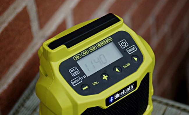 Ryobi 18V One+ Compact Radio Controls