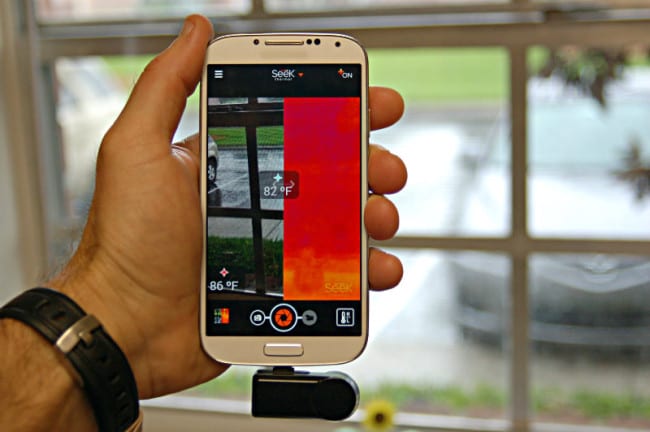 Seek Thermal Split Screen