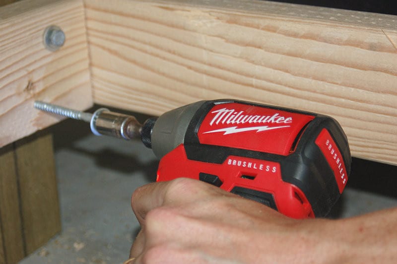 M18 Compact Brushless Impact Driver In Use