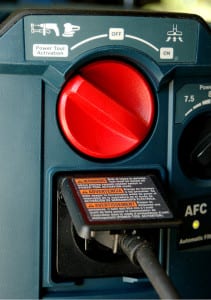 Bosch VAC140A Dust Extractor Power Tool Activation