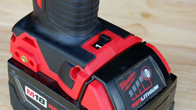 Milwaukee M18 Right Angle Impact Driver 48-2667 Mode Switch
