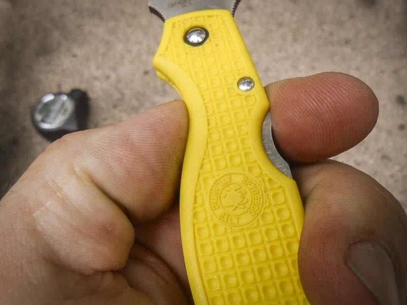Spyderco Atlantic Salt Knife handle