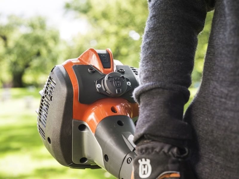Husqvarna Fleet Services machine sensor on trimmer