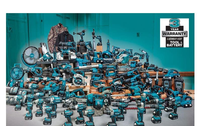Makita 100+ Li-Ion Tools