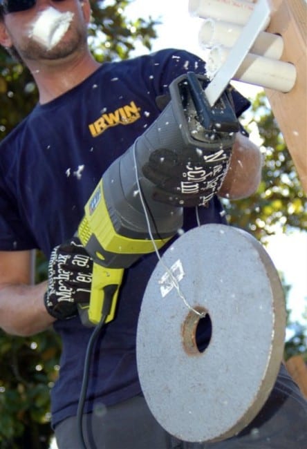 Ryobi RJ185V Reciprocating Saw weighted