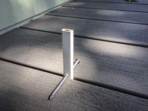 carpenter pencil deck spacer