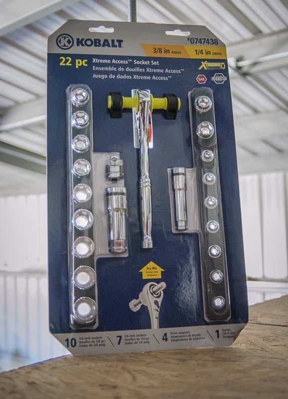Kobalt Xtreme Access socket set