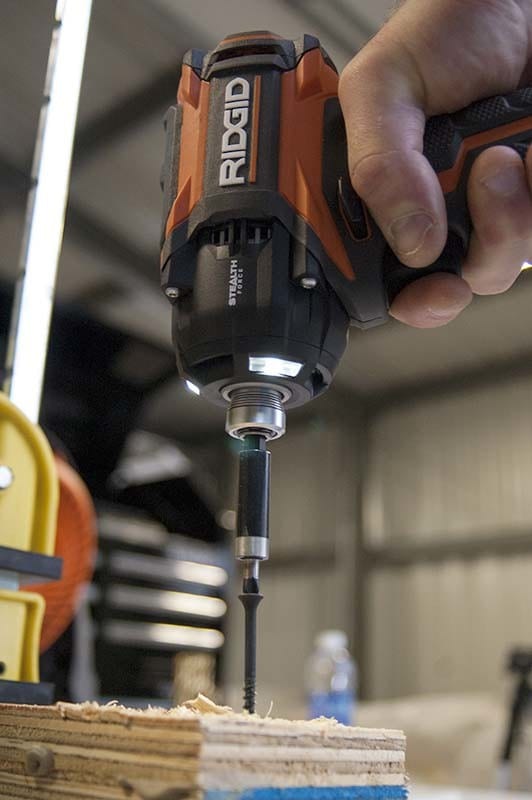 Ridgid Stealth Force Screw Driving