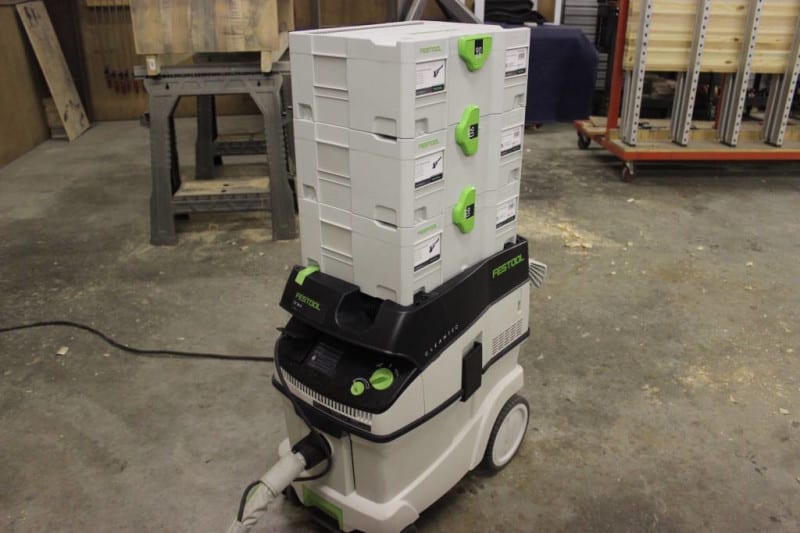 Systainers on Festool Cleantec CT 36