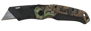 Klein Utility Knives - Klein Camo Assisted Open Folding Utility Knife 44135