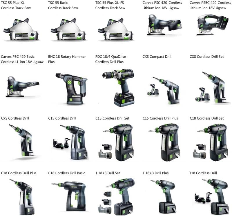 Festool cordless tools