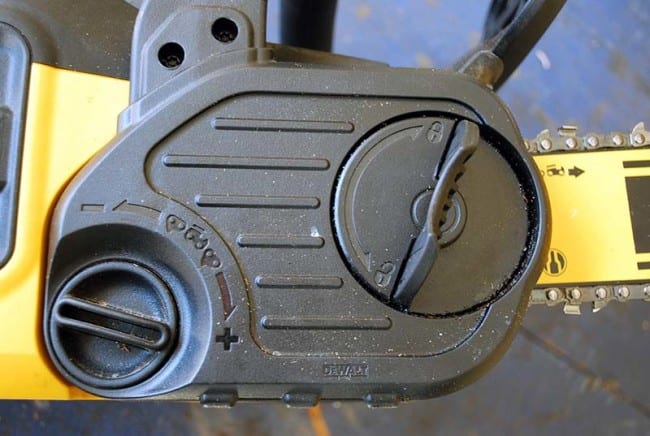 DeWalt 40V Max Chainsaw Chain Tension