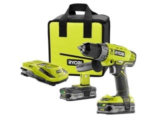Ryobi P1812 Hammer Drill Kit Stock