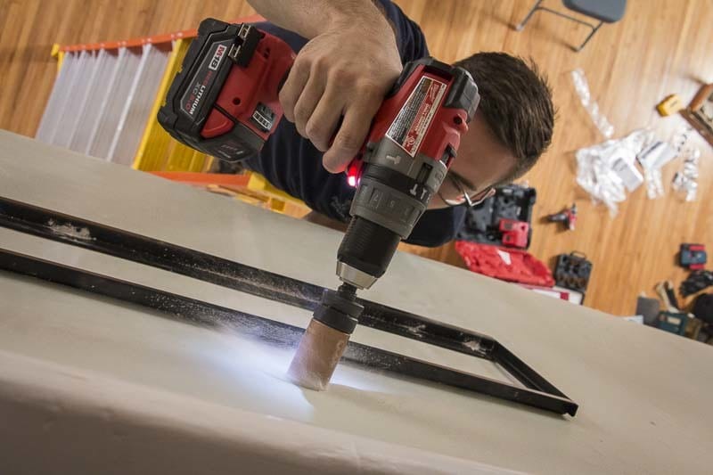 Southwire Bi-Metal Holesaw drilling