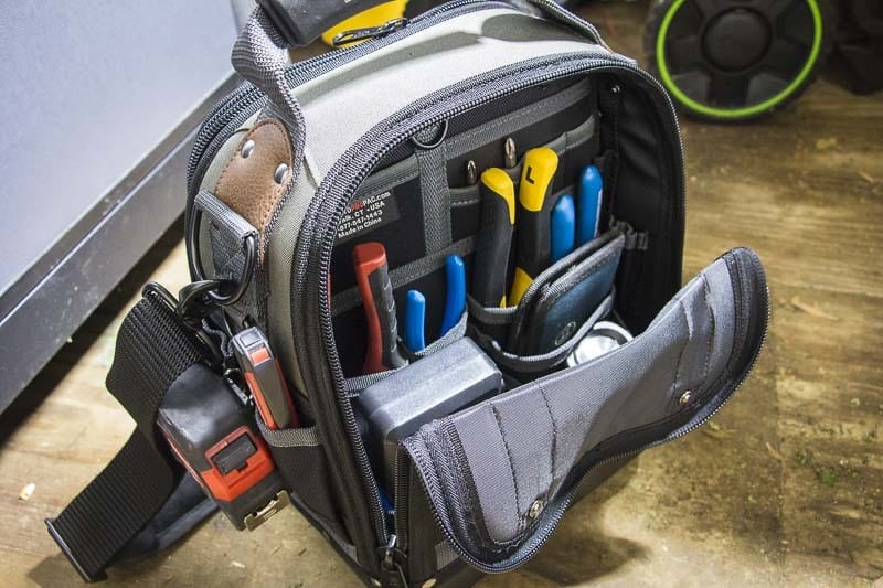 Veto Pro Pac Tech-MCT Tool Bag open