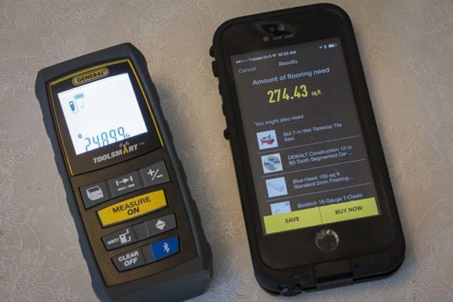 General ToolSmart Laser Distance Measurer ToolSmart app