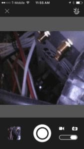 General ToolSmart inspection camera screen