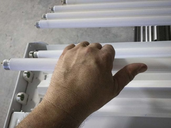 installing Go Green LED T8 retrofit bulbs