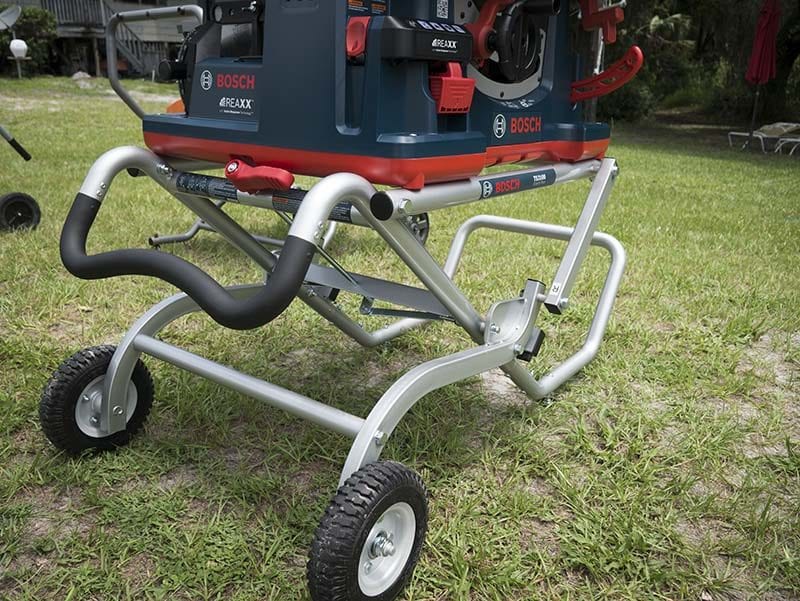 Best Portable Jobsite Table Saw Shootout -Bosch Gravity Rise Stand