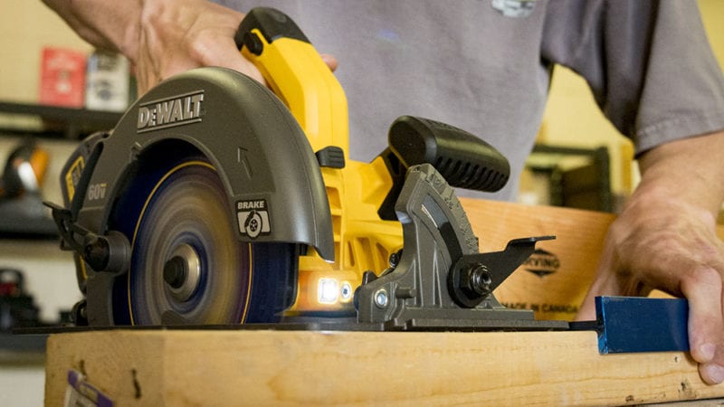 Right side circular saw blade