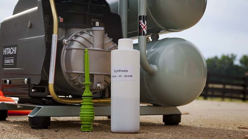 Metabo HPT EC99S Twin Stack Compressor Oil and Dipstick