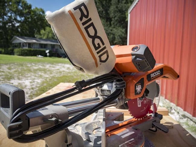 Ridgid MS255SR Miter Saw Cord Wrap Web