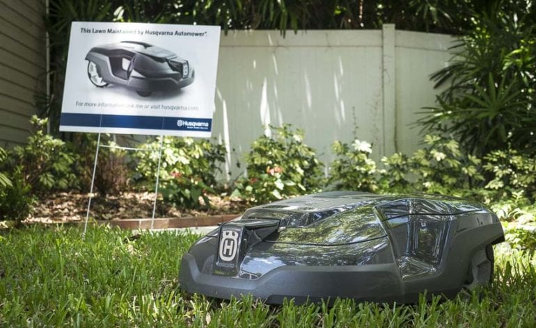 If the Jetsons had a lawn, this might would be their mower.