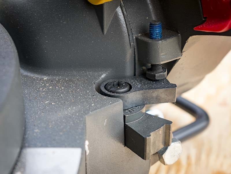 DeWalt FlexVolt 120V Max Double Bevel Sliding Compound Miter Saw Bevel Stops