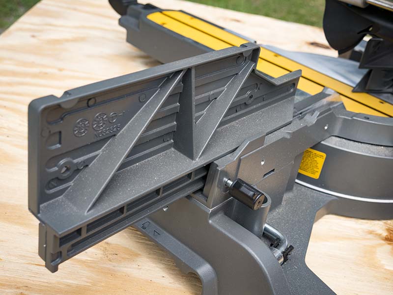 DeWalt FlexVolt 120V Max Double Bevel Sliding Compound Miter Saw Fence Extension