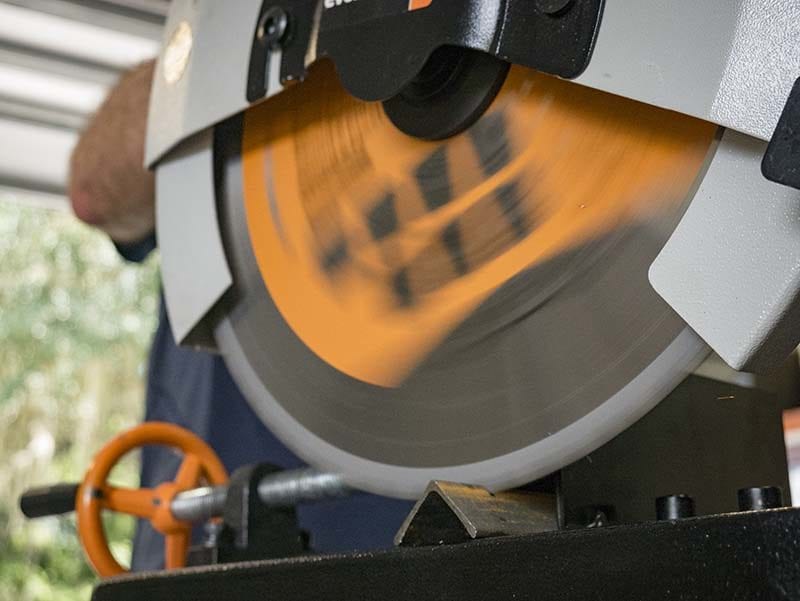 Evolution Rage 2 TCT Multipurpose Chop Saw Cutting