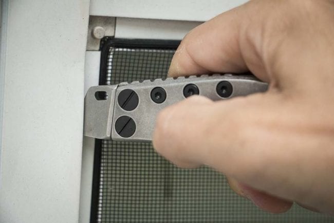 Kershaw barge knife prying