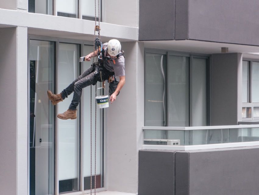 Not Tying Off on a Roof or Insufficient Guard Rails