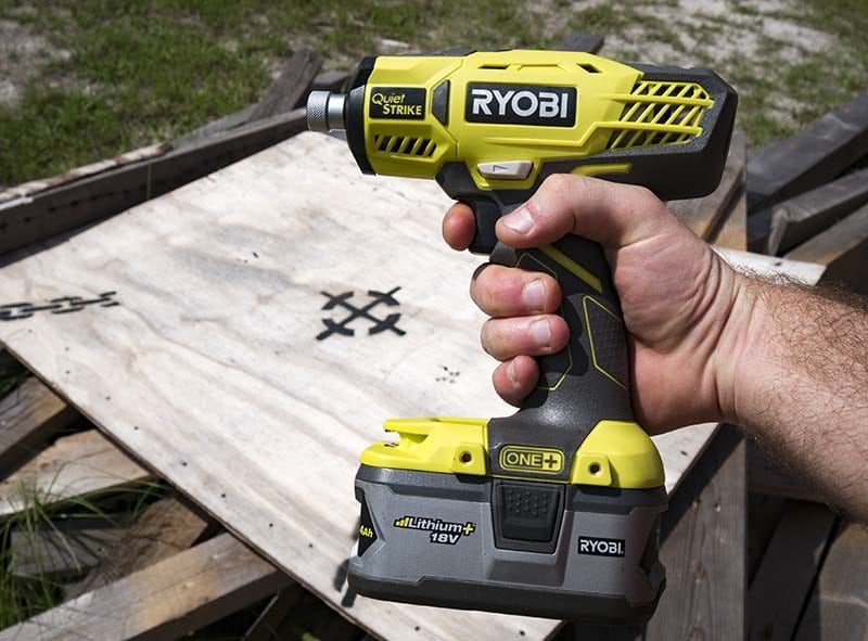 Ryobi QuietStrike Pulse Driver 08