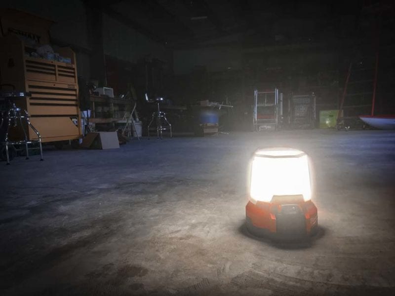 Milwaukee Radius LED light shop