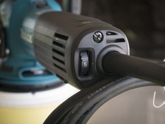 Makita BO6050J polisher speed dial