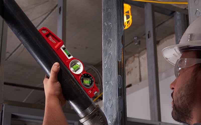 Milwaukee 10-Inch Die Cast Block and Compact Billet Torpedo Levels