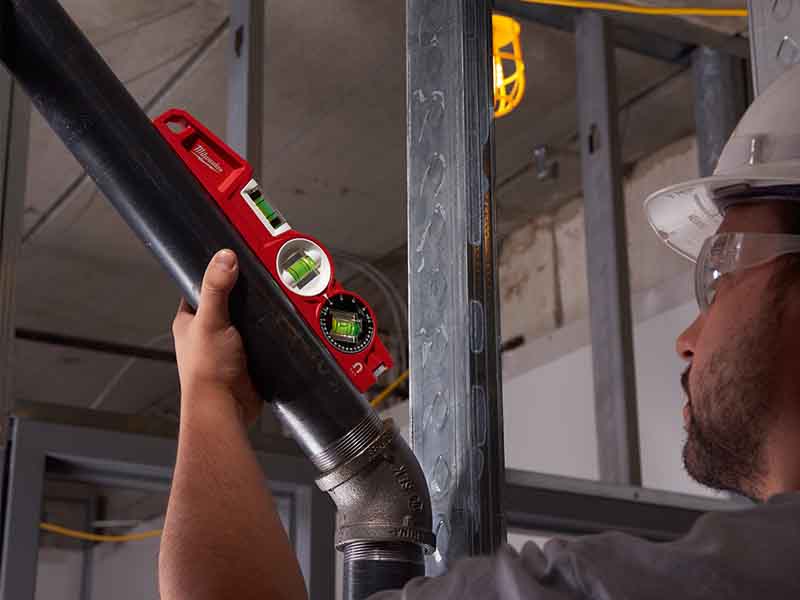 Milwaukee 10-Inch Die Cast Block and Compact Billet Torpedo Levels