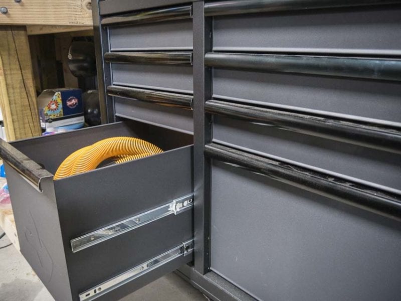 tall bottom drawer for heavier items