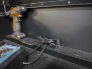 power strip 56-inch Husky tool chest