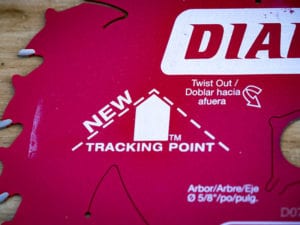 Diablo Framing Blade with Tracking Point