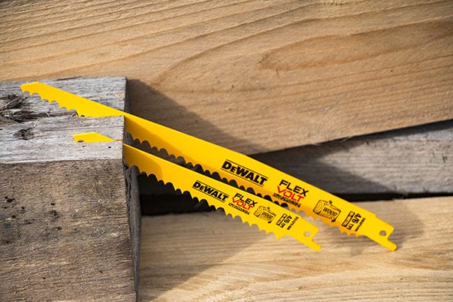 DeWalt FlexVolt DeWalt FlexVolt Reciprocating Saw Blades Review Saw Blades 01