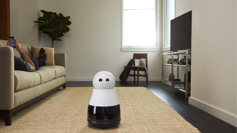 Kuri robot assistant speaks
