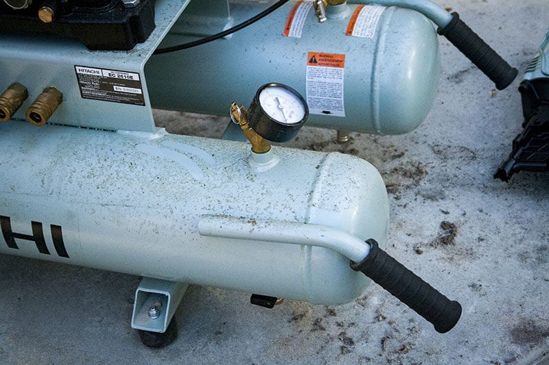 Metabo HPT EC2610EA 8-Gallon Gas Powered Wheelbarrow Air Compressor