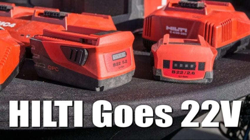 Hilti 22V Battery Packs